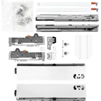 Vasalat BLUM Schubladenschienen TANDEM-Höhe 83 mit Reling 195mm 65kg,