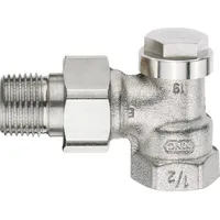 RESIDEO Rücklaufverschraubung Verafix Messing, vernickelt, Eck, 3/4'