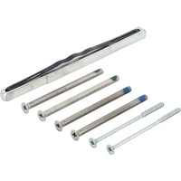 HOPPE Befestigungsset für Drückergarnituren SERTOS, Türstärke 65-70 mm