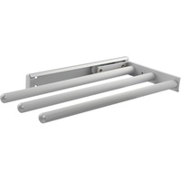 Vasalat Geschirrtuch-Auszug Pluto 3-armig 325 mm Alu Silber matt