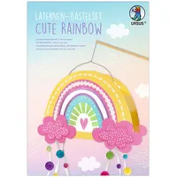 Ursus Laternen-Bastelset Cute Rainbow ca. 21,8 x 31 x