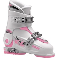 ROCES Idea Up 19.0-22.0 Kinderskischuh verstellbar, white-deeppink, 30-35 EU