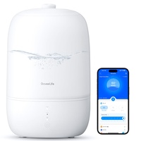 Goveelife Smart Ultraschall Luftbefeuchter Schlafzimmer, 3L Top-Fill Humidifier mit