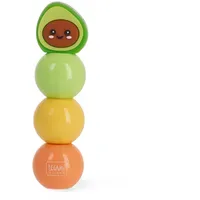 Legami 3-in-1 Textmarker, Pastellfarben, Grün, Gelb, Orange, Schnell Trocknend,