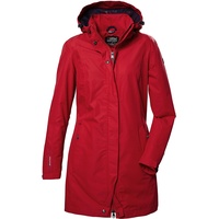 KILLTEC Damen Funktionsjacke/Outdoorjacke mit abnehmbarer Kapuze Killtec rot, 38,