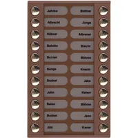 TCS Audioaußenstation 2-reihig PET22-EB/04