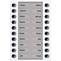 TCS Audioaußenstation 2-reihig PET20-WS/04