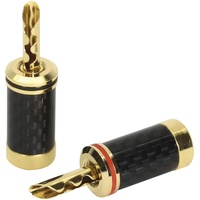Dynavox Bananenhohlstecker Carbon 2er-Set