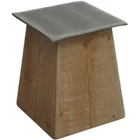 MCW Beistelltisch MCW-L76b, Blumentisch Tisch, Industrial Massiv-Holz MVG-zertifiziert 45x36x36cm,