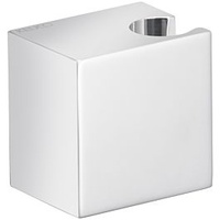 Keuco Wandbrausehalter 51191130000 Schwarzchrom gebürstet, rechts und links verwendbar