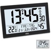 ADE Digitale Funkuhr mit großem XL-Display | Kalender |