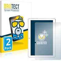 Brotect Entspiegelungs-Schutzfolie Displayschutz Matt (2 Stück, X108 10"), Tablet
