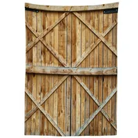 ABAKUHAUS Rustikal Tischdecke, Hölzerne Bauholz-Tür-Planke, Für den Inn und