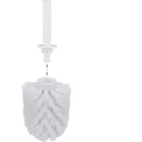 Relaxdays 5 relaxdays Ersatzbürstenköpfe weiß Kunststoff Innengewinde: 9,5 mm