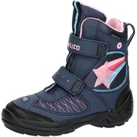 Brütting Lico Maline V Blinky Stiefelette, Marine/rosa/türkis, 28 EU