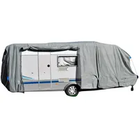 Greenyard GreenYard® Wohnwagen Abdeckplane mit Reflektoren Größe XL 670