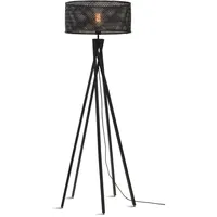 Good & Mojo Stehleuchte - Schwarz - Ø50x146cm für