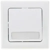 ChiliTec DELPHI Taster Klingeltaster Unterputz 0-250V~/ 10A Weiß