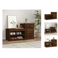 VidaXL Schuhschrank Braun Eichen-Optik 60x42x69 cm Holzwerkstoff