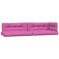 VidaXL Palettenkissen 5-tlg. Rosa Stoff