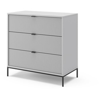 Vicco Kommode Eliza, Grau, 80 x 42 cm, mit