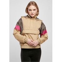 URBAN CLASSICS Mixed Jumper Over Jacke Union Beige /