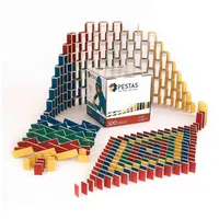 PESTAS Domino-Steine: 500 nachhaltig, ökologisch und fair produzierte Bausteine
