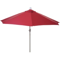 MCW Sonnenschirm halbrund Lorca, Halbschirm UV 50+ Polyester/Alu 3kg