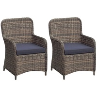 Garden Pleasure Gartensessel BORDEAUX 2 St. 55 x 70