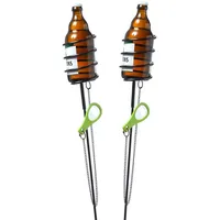 YOUCAMP 2x Getränkehalter Spiralhalter für Gläser Kerzen Flaschenhalter H: