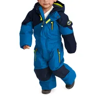 KILLTEC Kesley Mini Skioverall/Schneeanzug mit Kapuze und Schneefang, Königsblau,