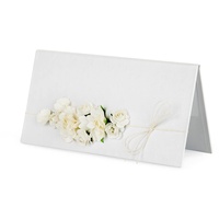 Partydeco Elegantes Hochzeitskarte Etui für Geldgeschenke 19x10cm, Perlmutt Papier,