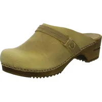 Sanita Wood-Ursana Open Clog Nature Gr.41 - Braun -