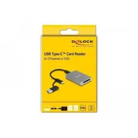 DeLock USB Type-C Card Reader im Aluminium Gehäuse für