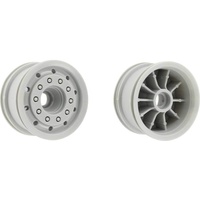 CARSON 500907013 1:14 Vorderachsfelge Breit grau (2) ABS