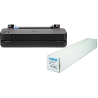 HP DesignJet T250 Tintenstrahl-Großformatdrucker + HP A1 Papierrolle