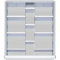 Stier Einteilungsset für Schubladen der Blendenhöhe 180-360mm 2x9 Trennwände