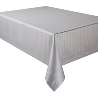 Curt Bauer Tischdecke Petito fleckabweisend Silber Größe oval