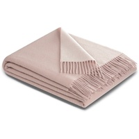 Biederlack Kuscheldecke Cashmere 150 x 200 cm Mischgewebe Beige