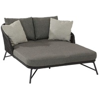 4 Seasons Outdoor 4Seasons Marbella Daybed Aluminium/Rope dunkelgrau