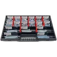 Schraubenbox24 Sechskantschrauben Sortiment M5 // 6mm-60mm 300 tlg Schraubenbox