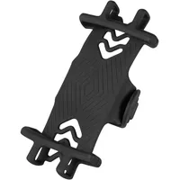 Force Stem Phone Holder Silicone Black - Silber