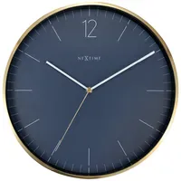 Nextime Essential Gold 34,0 cm 3252BL blau/gold