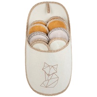 Onvaya ONVAYA® ABS Gästepantoffel | Fuchs Creme | 6er