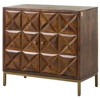 Massivmoebel24 Sideboard Mango 94x46x86 braun lackiert STILMÖBEL #125 -