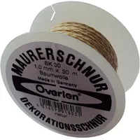 Overmann Baumwollkordel 1,0mm 30m weiß Overmann