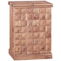 FineBuy Barschrank SuVa3510_1 Hausbar Massivholz Weinbar Weinschrank Kleiner Barschrank