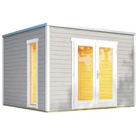 Weka Gartenhaus P 285 Gr. 1) hellgrau 300 x
