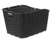 Basil Weave WP Hinterradkorb schwarz