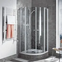 Kermi IBIZA 2000 Viertelkreis-Duschkabine mit Drehtür 90 x 185